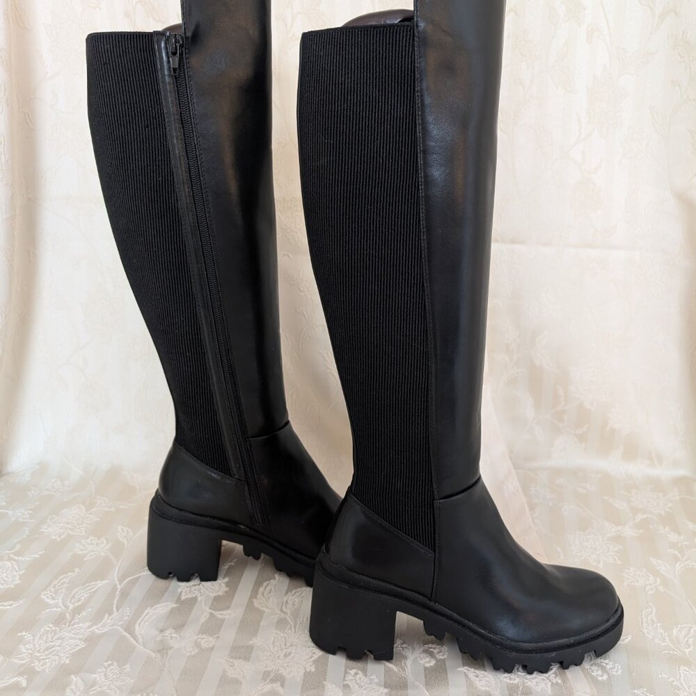 Ayden Chunky Block Heeled Boot - Picture 3 of 11